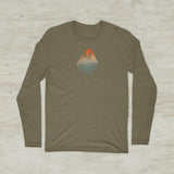 Mountain Lake Sunset Long Sleeve T-Shirt