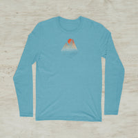 Mountain Lake Sunset Long Sleeve T-Shirt